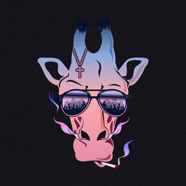 Pink Giraffe by sisidsi